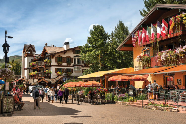 Downtown Vail Village.