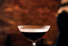 The Espresso Martinez cocktail at Neon Cowboy.