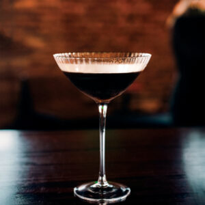 The Espresso Martinez cocktail at Neon Cowboy.