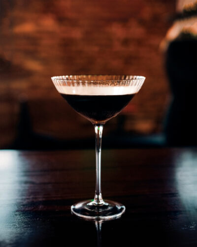 The Espresso Martinez cocktail at Neon Cowboy.