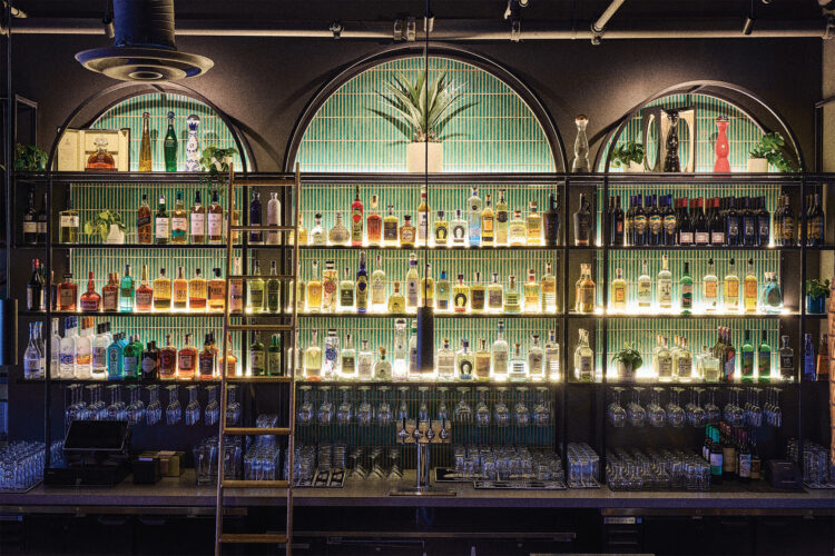 Bar back at Ash and Agave.