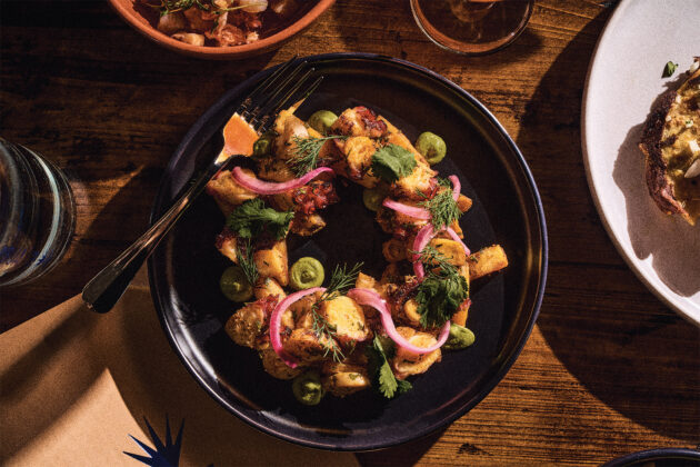 The chargrilled octopus from Ash and Agave.