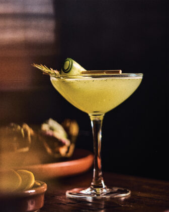 The tierra fresca cocktail from Ash and Agave.