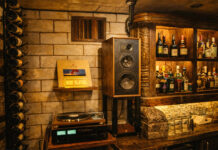Vaultaire’s Moody Music-Inspired Cocktail Moody music equipment lines the walls of Vaultaire.