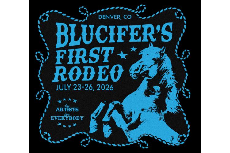 The poster for Blucifers First Rodeo.