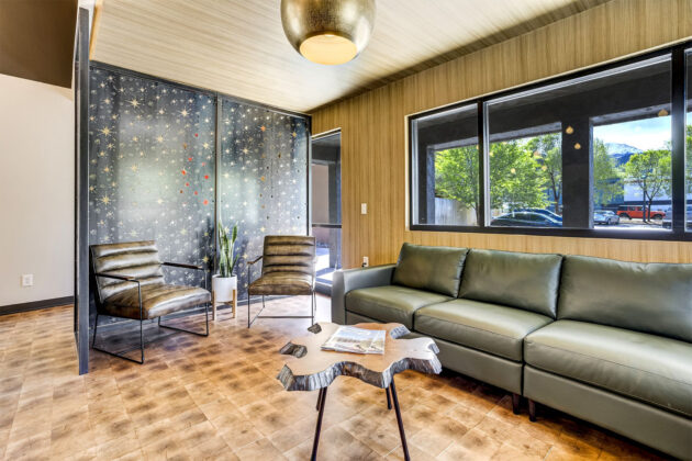 Common area at The Outrider Hotel.