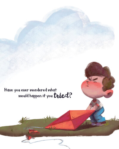 Inside page of Katie's book, Have You Ever Wondered?