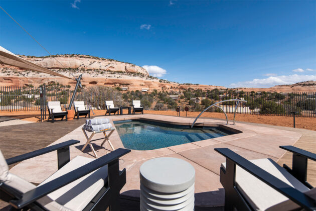 Pool area at ULUM Moab.