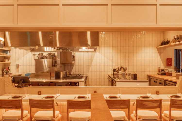 The chefs counter at Dear Emilia.