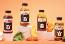 Oso Rojo Puts Flavor Ahead of the Fire Oso Rojo Hot Sauce bottles displayed with their ingredients.
