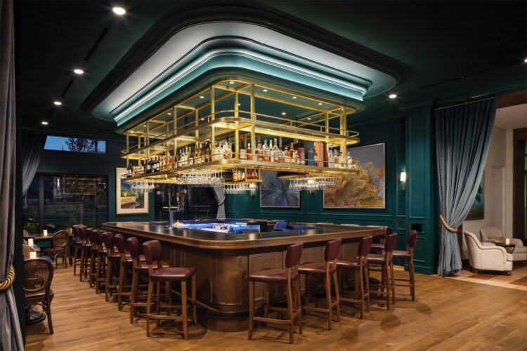 Bar area of The Common Good.