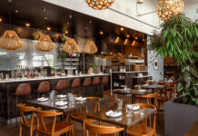 The Benson Hotel and Annette Put Aurora Dining on the Map Bar area at Annette.