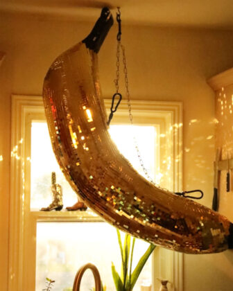 Mirrored disco banana by Abstruse.