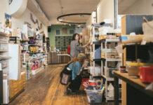 Where Denver Art Supplies Get a Second Life Shoppers browsing shelves of secondhand art and craft supplies at ReCreative Denver.